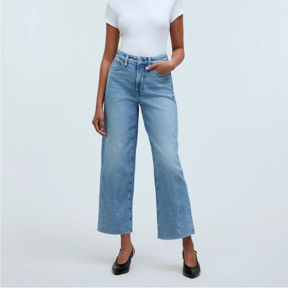Madewell Light Blue Flare & Wide Leg Jeans